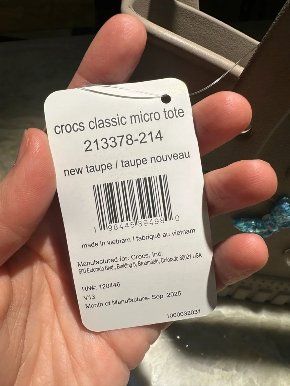 Crocs Classic Micro Tote - Picture 2 of 4